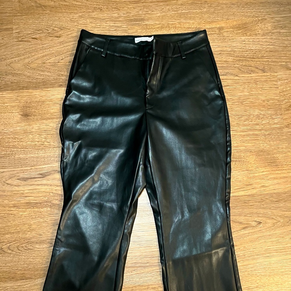 Avec Les Filles Leather Trousers